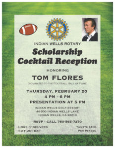 Rotary Scholarship Reception